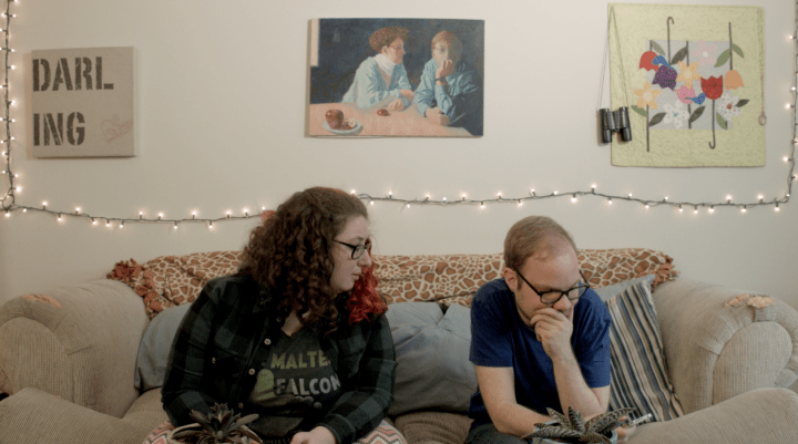 Bri Castellini and Chris Cherry in the pilot episode